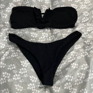 SHEIN Black Bikini Set